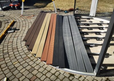 Terase apaļā stikla verandā Cēsīs